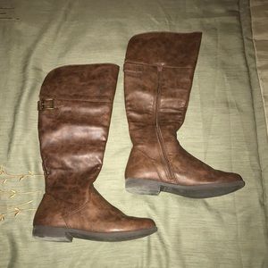 Kenneth Cole Brown Tall Boots
